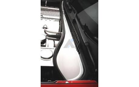 Wiper / Cowl Vent Cover - Polerad rostfritt 97-04