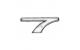 Emblem vitt '7'