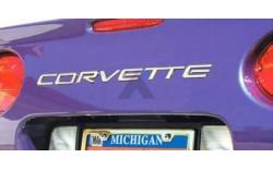 Corvette text bak 24K guldpläterad 97-04