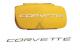 Corvette text i polerad rostfritt fram/bak 97-04
