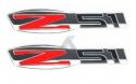 Emblem i billet krom Z51 6 * 1.5. Par