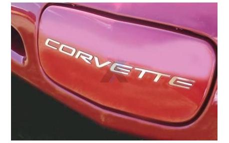 Corvette text i akryl fram 97-04