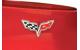 Rostfria trimringar till emblem fram/bak 05-13