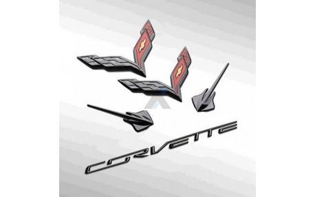 Carbon Flash Emblem - 5 delar 14-16