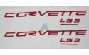 LS3 akryl fuel rail cover letters 08-13