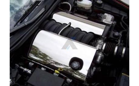 Motorkåpor i polerat rostfritt LS2 05-07