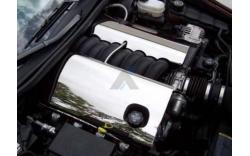 Motorkåpor i polerat rostfritt LS3 08-13