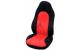 Stolsöverdrag Neoprene svart/röd 05-13
