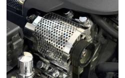 Täckkåpa generator polerat rostfritt ZR1 09-13