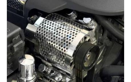 Täckkåpa generator polerat rostfritt ZR1 09-13