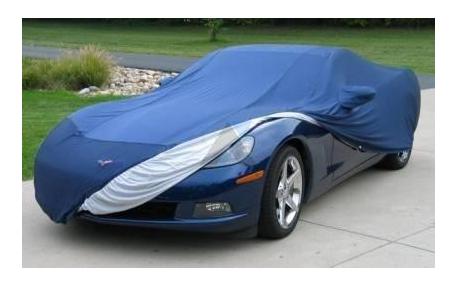 Biltäcke stretch-satin flera färger ZR1 09-13
