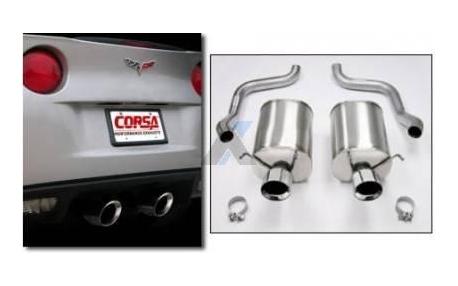 Corsa Sport dämpare - 2-runda slutpipor 05-08