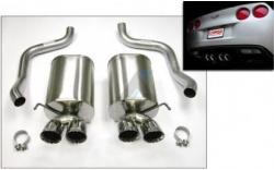 Corsa Sport dämpare - 4-runda slutpipor 05-08