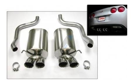 Corsa Sport dämpare - 4-runda slutpipor 05-08