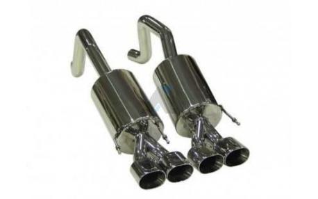 B&B PRT Avgassystem - 4 Ovala Z06/ZR1 06-13