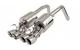 B&B Fusion Avgassystem - 4 Runda Z06/ZR1 06-13