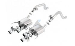 Borla Exhaust S med NPP ventiler, 4 runda intercooled 14-