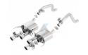 Borla Exhaust S med NPP ventiler, 4 runda intercooled 14-
