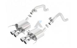 Borla Exhaust S utan NPP ventiler, 4 runda intercooled 14-