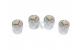 Ventilhattar kromat C7 Logo - set med 4 14-16