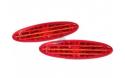 Sidomarkeringar - Diamond Cut Red 97-04