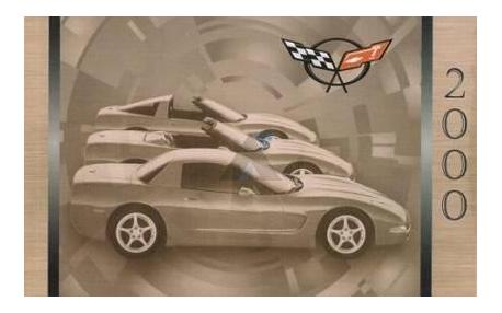 Corvette Owners Manual 2000