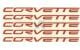 Dekal till fälg Corvette text flera färger 05-13