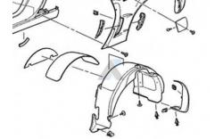 Innerskärm bak höger Z06/GS/ZR1 06-13