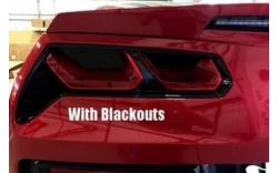 14-16 Acrylic Tail Light Black Out