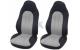 Stolsöverdrag Neoprene svart/grå 05-13