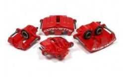 05-13 C6 Powder Coated Brake Caliper Set - Red