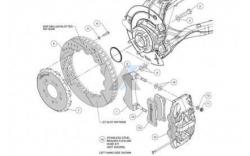 14-16 Wilwood Aerolite 6R Front Kit w/GT Slotted