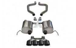15-16 Z06 Corsa Sport Axle Back Quad 4.5 BlackTip