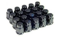 84-16 Black Lug Nut Set (20)