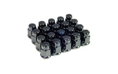 84-16 Black Lug Nut Set (20)