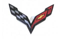 14-16 Front Emblem (Carbon Flash)