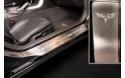 05-13 Stainless Door Sill Protectors w/C6 Emblem