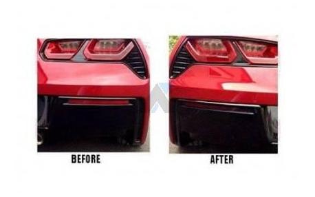 14-16 Acrylic Rear Valance Panel Black-Outs