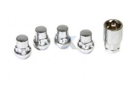 84-16 Chrome Wheel Locking Lug Nut Package