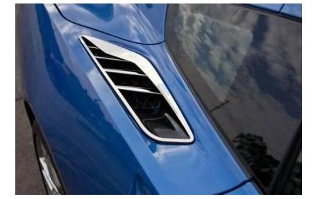 14-16 Polished Stainl. Rear Vent Covers 10pcs