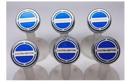 14-16 Manual Cap Covers Corvette Script(6pcs)