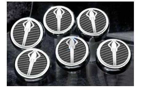 14-16 Manual Cap Covers Stingray Emblem (6pcs)