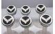 14-16 Manual Engine Cap Covers Cross Flags(6pcs)
