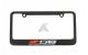 15-16 Black License Plate Frame w/Z06 Emblem