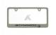 14-16 Chrome License Plate Frame Stingray Emblem