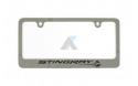14-16 Chrome License Plate Frame Stingray Emblem