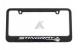 14-16 Black License Plate Frame w/Stingray Emblem