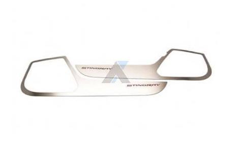 14-16 Stainless Door Guards w/Stingray Script