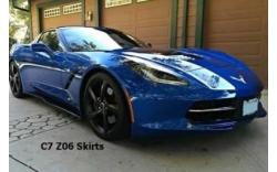 15-19 Z06 Replica Side Skirts (Painted Fiberglass
