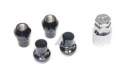 84-16 Black Wheel Locking Lug Nut Package